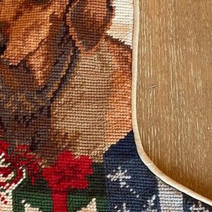Needlepoint Dachshund stocking